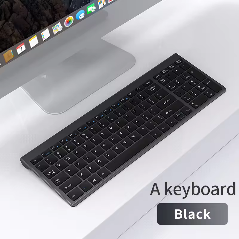 002 Bluetooth 5.0 & 2.4G Wireless Keyboard for Laptop PC TV iPad Macbook Android