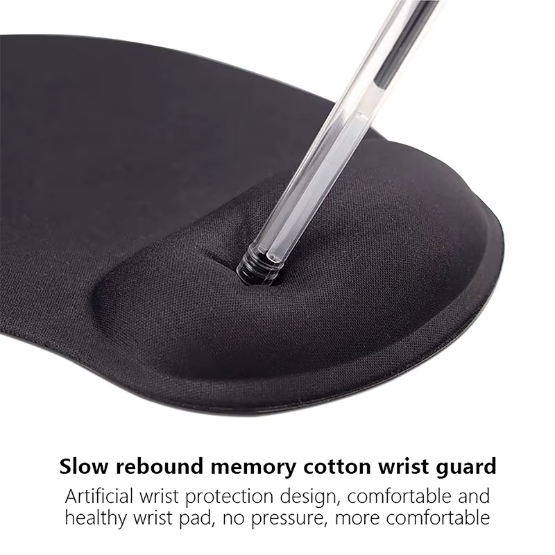 003 High Quality 1PC Black Mouse Pad With Wrist Rest Pad Anti-Slip Gaming Mousepad