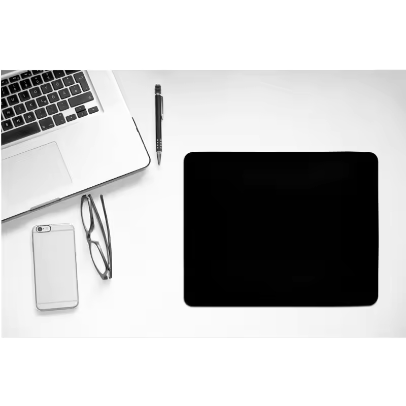 003 Mouse Pad Gaming Esports Mouse Pad Universal Desktop And Laptop Computer Simple And Pure Black Office Rubber Small Anti Slip Pad