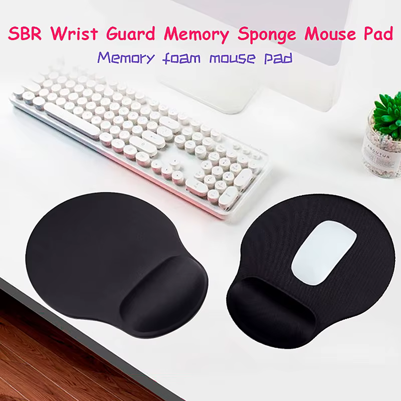 004 High Quality 1PC Black Mouse Pad With Wrist Rest Pad Anti-Slip Gaming Mousepad