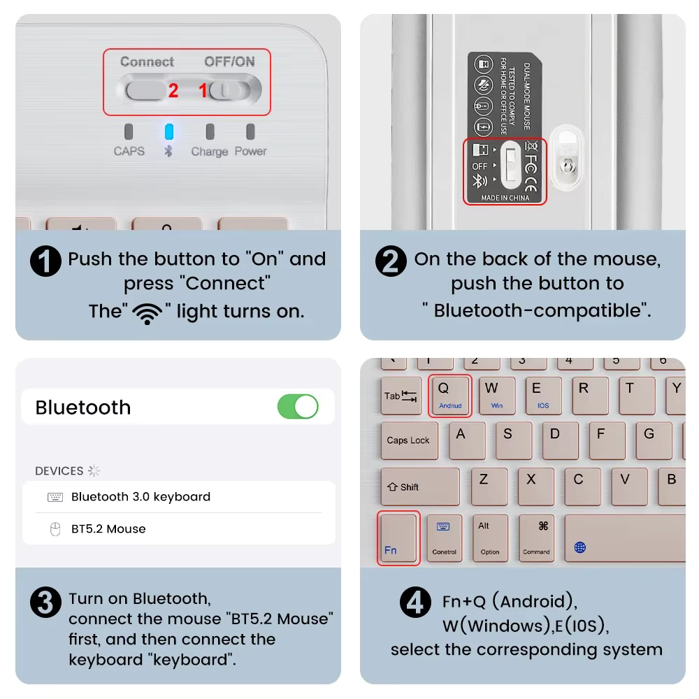 007 Bluetooth-compatible Keyboard For Android IOS Windows Slim Mini Wireless Keyboard For PC iPad Tablet Phone Keyboard