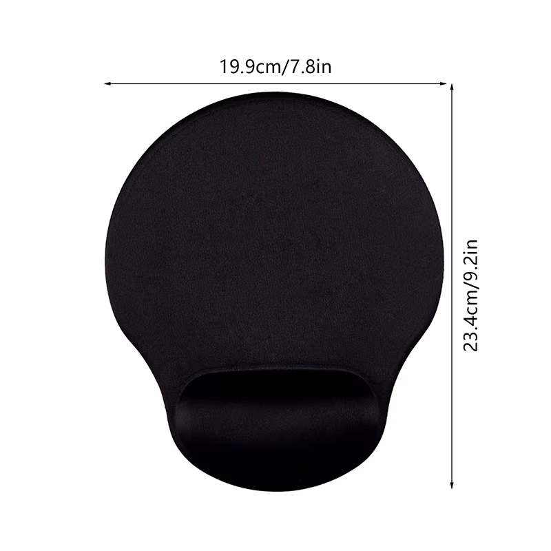 007 High Quality 1PC Black Mouse Pad With Wrist Rest Pad Anti-Slip Gaming Mousepad