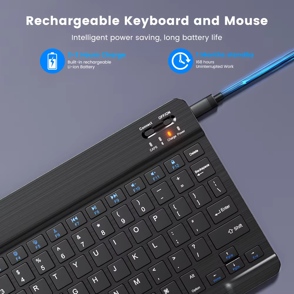 012 Bluetooth-compatible Keyboard For Android IOS Windows Slim Mini Wireless Keyboard For PC iPad Tablet Phone Keyboard