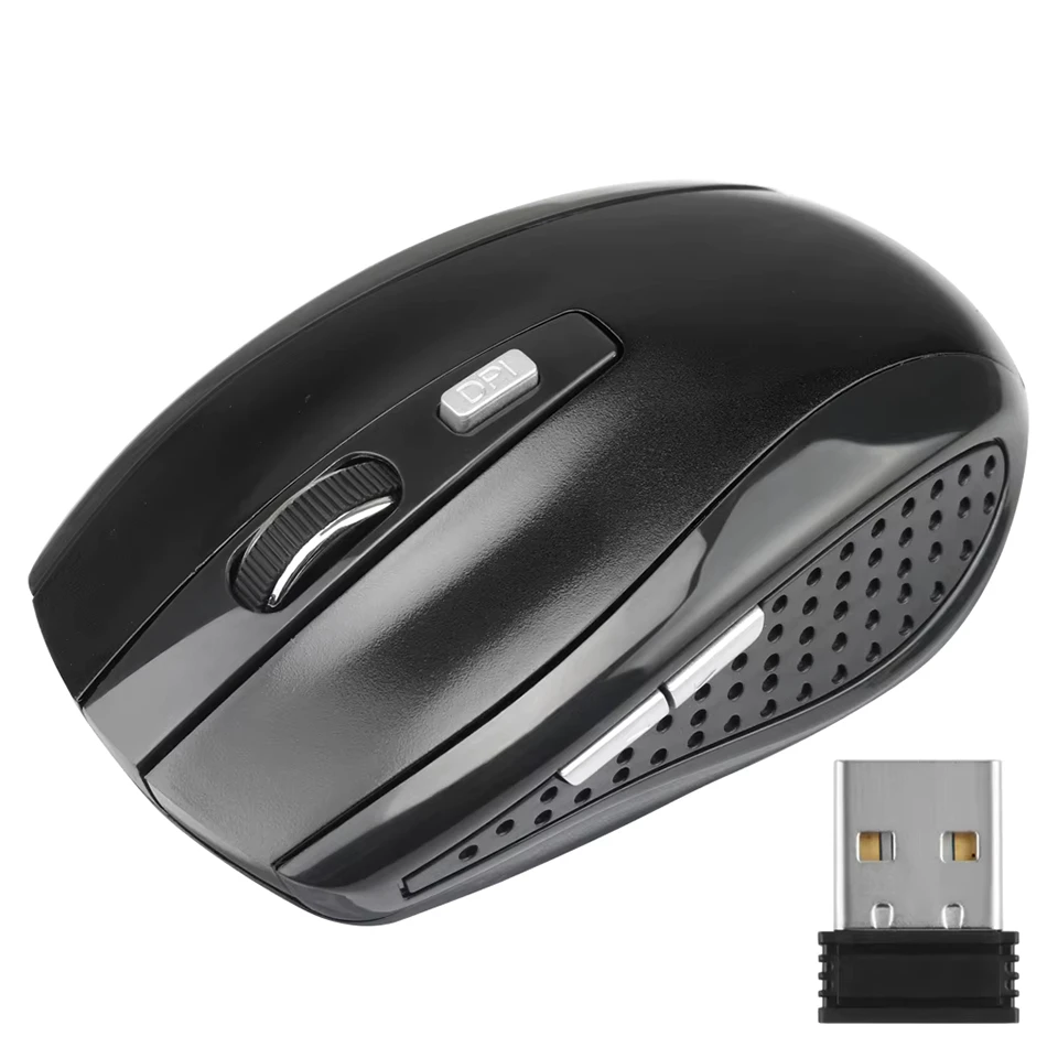 001 2.4G Wireless Mouse Bluetooth Mouse Ergonomic 800 1200 1600 DPI 6 Mute Buttons Mouse For MacBook Tablet Laptops Computer PC