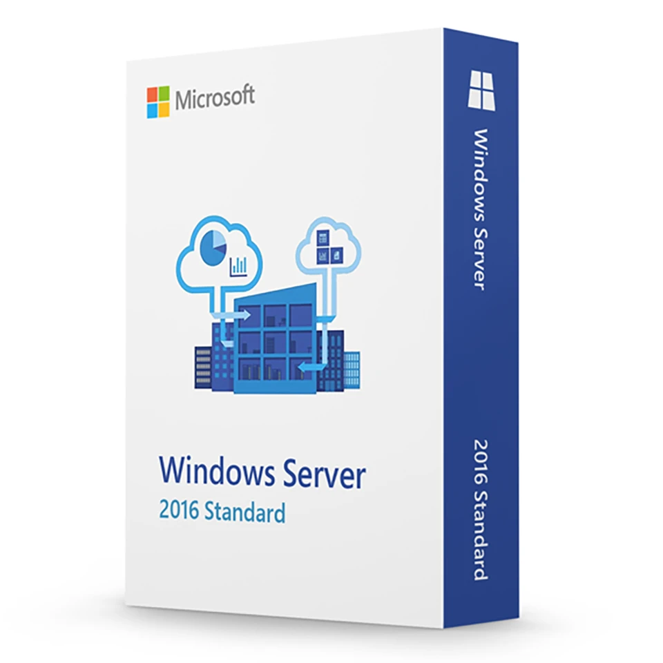 Microsoft Windows Server 2016 Standard 16 Core Starter Pack 5 Local + 5 RDS UCALs