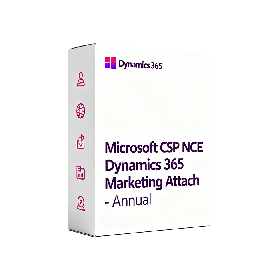 Microsoft CSP NCE Dynamics 365 Marketing Attach - Annual