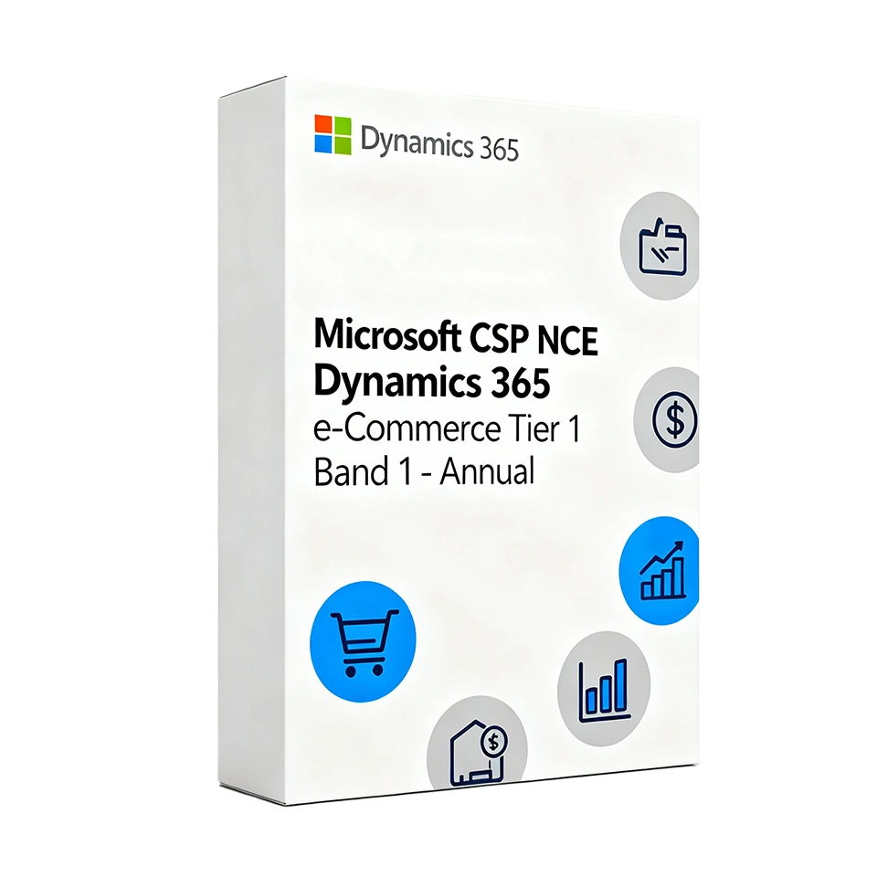 Microsoft CSP NCE Dynamics 365 e-Commerce Tier 1 Band 1 - Annual