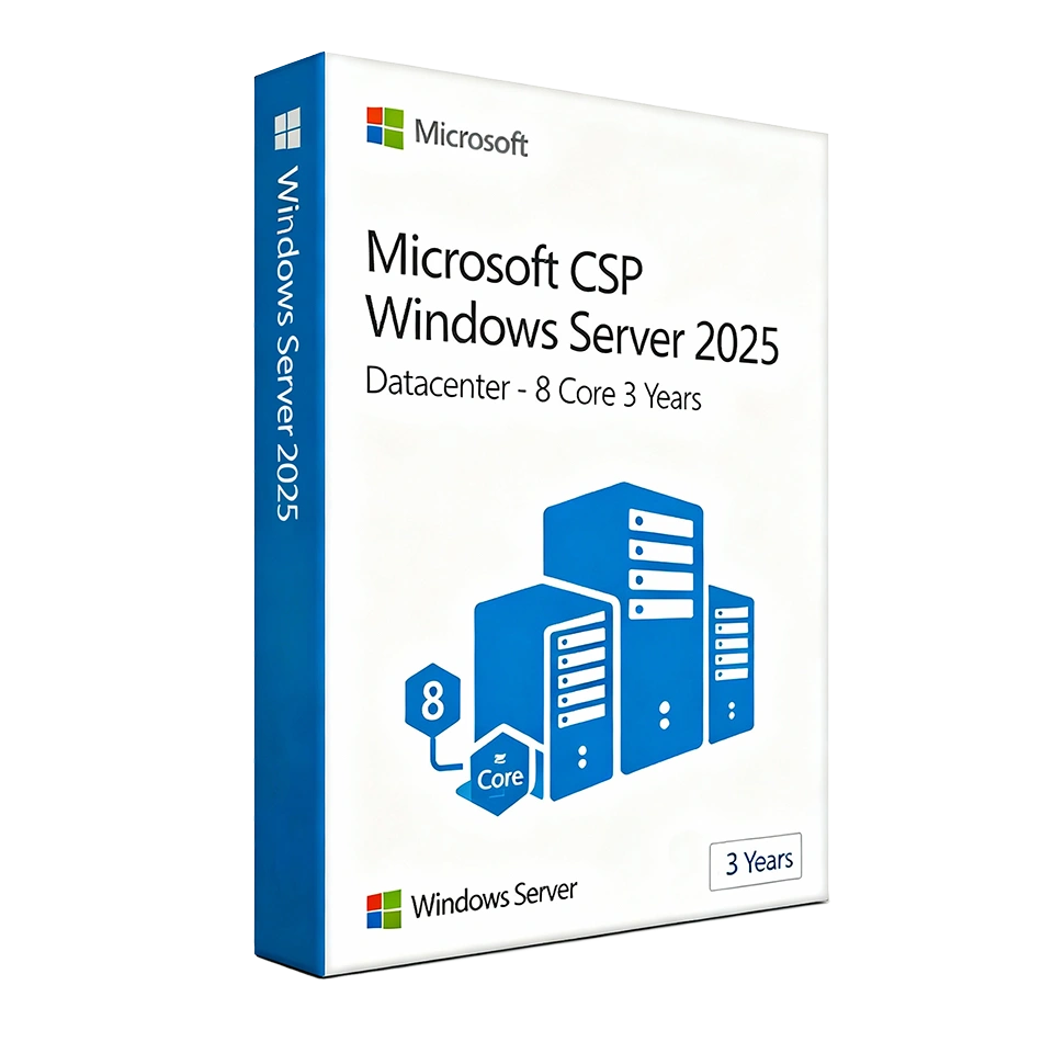 Microsoft CSP Windows Server 2025 Datacenter - 8 Core 3 Years
